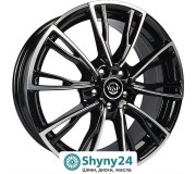 WSP Italy Volkswagen WD006 Lugano Glossy Black Polished