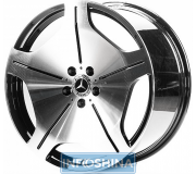 Replica Mercedes MR035 Gloss Black Machined Face