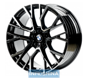 Replica BMW B506 Gloss Black Machined Face