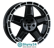 Mak Trek Gloss Black Mirror Ring