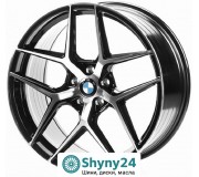 Flow Forming FF258 Gloss Black Machined Face