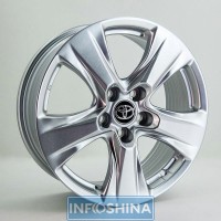 Replica GT XF032 Silver R17 W7 PCD5x114.3 ET35 DIA60.1