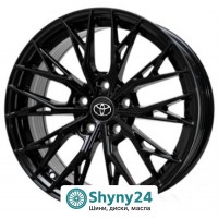Replica Toyota XF-015 Matt Black R18 W8 PCD5x114.3 ET35 DIA73.1