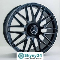 Replica GT Mercedes A370 Satin Black R20 W9.5 PCD5x112 ET42 DIA66.6