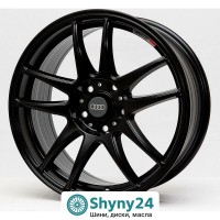 Replica Audi FF-505 Matt Black R16 W7 PCD5x112 ET40 DIA66.6