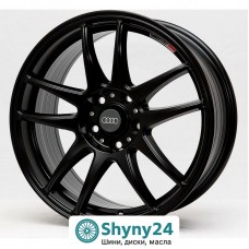 Replica Audi FF-505 Matt Black R16 W7 PCD5x112 ET40 DIA66.6