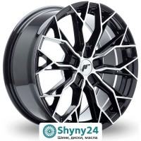 Japan Racing JR49 Gloss Black Machined Face R20 W8.5 PCD5x112 ET25 DIA72.6