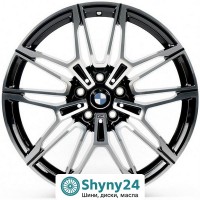 Replica B379 Black Machined Face R19 W8 PCD5x120 ET25 DIA72.6