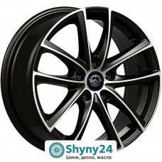 WSP Italy Hyundai WD001 Praslin Glossy Black Polished R17 W7 PCD5x114.3 ET53 DIA67.1