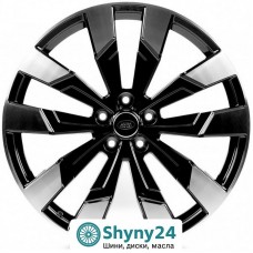 Replica R131 Gloss Black Machined R22 W10 PCD5x120 ET40 DIA72.6