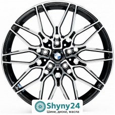 Replica B3242 Gloss Black Machined Face R19 W9.5 PCD5x112 ET35 DIA66.6