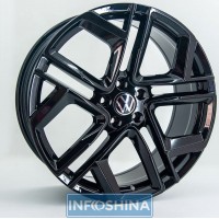 Replica GT 3S1243 Black R20 W8.5 PCD5x112 ET38 DIA57.1