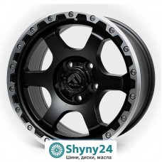 Replica F-0240 Satin Black R17 W8.5 PCD5x127 ET0 DIA71.6