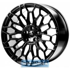 Replica LR0395 Matt Black R22 W10 PCD5x120 ET40 DIA72.6