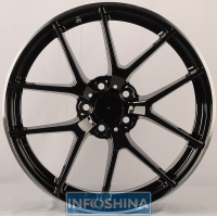 Replica MR5461 Gloss Black Lip Polished R19 W9 PCD5x112 ET40 DIA66.6