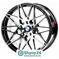 Replica BMW FC8023 Black Machined Face R18 W8 PCD5x120 ET35 DIA72.6