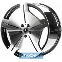 Replica Mercedes MR035 Gloss Black Machined Face R20 W8.5 PCD5x112 ET36 DIA66.6