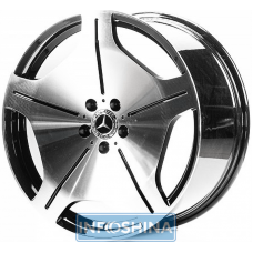 Replica Mercedes MR035 Gloss Black Machined Face R20 W8.5 PCD5x112 ET36 DIA66.6
