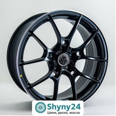 VLF ULF09 Matt Black R18 W8 PCD5x114.3 ET38 DIA73.1