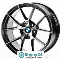 Replica BMW B5342 Satin Black Machined Face R19 W9.5 PCD5x112 ET40 DIA66.6