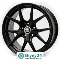 Replica Skoda FF-502 Matt Black R16 W7 PCD5x112 ET40 DIA66.6