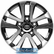 Replica TY706 Black Machined Face R18 W8.5 PCD5x150 ET58 DIA110.1