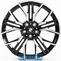 Replica B0405 Black Machined Face R19 W8 PCD5x112 ET32 DIA66.6