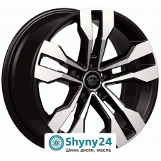 WSP Italy MINI WD008 Tenerife Glossy Black Polished R17 W7.5 PCD5x112 ET52 DIA66.5