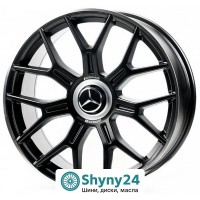 Replica Mercedes MR5109 Matt Black Lip Polish R20 W8.5 PCD5x112 ET35 DIA66.6