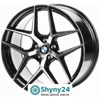 Flow Forming FF258 Gloss Black Machined Face R20 W10.5 PCD5x112 ET30 DIA66.6