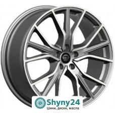 WSP Italy Volvo WD004 Zurich Matt Gun Metal Polished R18 W8 PCD5x108 ET42.5 DIA63.4