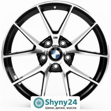 Replica B5342 Gloss Black Machined Face R18 W8 PCD5x120 ET30 DIA72.6