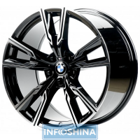 Replica BMW B945 Gloss Black Machined Face R20 W10 PCD5x112 ET40 DIA66.6