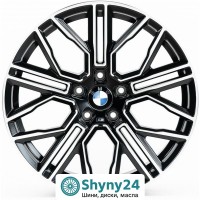 Replica B0312 Black Machined Face R19 W9.5 PCD5x120 ET40 DIA72.6