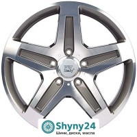 WSP Italy Mercedes W779 Nagano Anthracite Polished R19 W9.5 PCD5x130 ET50 DIA84.1