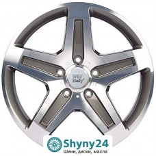 WSP Italy Mercedes W779 Nagano Anthracite Polished R19 W9.5 PCD5x130 ET50 DIA84.1