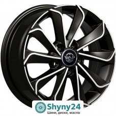 WSP Italy Volkswagen WD003 Corinto Glossy Black Polished R16 W6.5 PCD5x112 ET50 DIA57.1