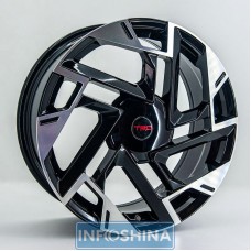 Replica GT 1223 Black R18 W7.5 PCD5x114.3 ET51 DIA67.1