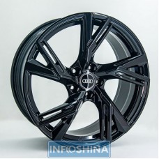 Replica GT R6 Black R19 W8.5 PCD5x112 ET30 DIA66.45