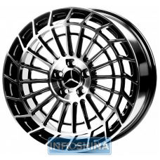 Replica MR0359 Gloss Black Machined Face R19 W8.5 PCD5x112 ET35 DIA66.6