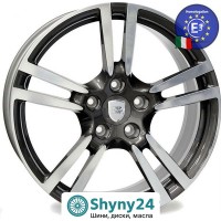 WSP Italy Porsche (W1054) Saturn Anthracite Polished R20 W9.5 PCD5x130 ET65 DIA71.6