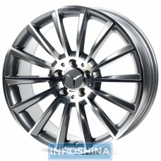 Replica MR2004 Light Gray Machined R20 W8.5 PCD5x112 ET35 DIA66.6