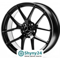 Replica MR164 Satin Black Lip Polished R19 W8 PCD5x112 ET34 DIA66.6
