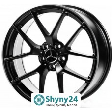 Replica MR164 Satin Black Lip Polished R19 W8 PCD5x112 ET34 DIA66.6
