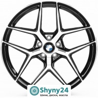 Replica B258 Gloss Black Machined Face R20 W9 PCD5x112 ET30 DIA66.6