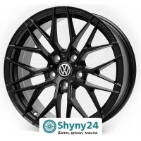 Replica Volkswagen FF-X15 Matt Black R17 W7.5 PCD5x100 ET38 DIA73.1