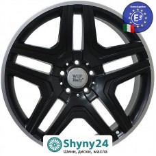 WSP Italy Mercedes (W766) AMG NERO Dull Black R Polished R21 W10 PCD5x112 ET56 DIA66.6