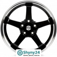 Replica Advan FF-520 Gloss Black Lip Polished R18 W8 PCD5x120 ET30 DIA72.6