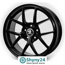 Replica Skoda FF-507 Matt Black R19 W8.5 PCD5x112 ET38 DIA66.6