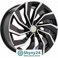 Racing Line B5780 Black Polished R18 W8 PCD5x112 ET45 DIA57.1